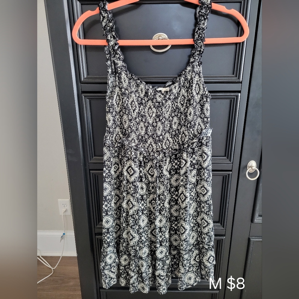 Spoiled Black and White Maxi Dress